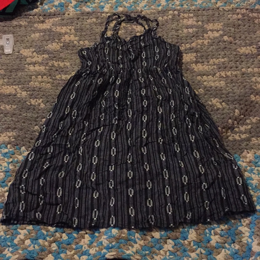 Black/Grey Pattern Dress